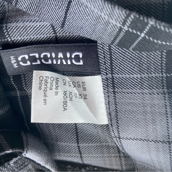 H&M Bodycon Plaid Minidress - Picture 3 of 5